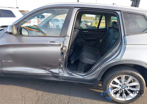 2017 BMW X3 Sdrive28I from USA, damaged, VIN 5UXWZ7C51H0U47110